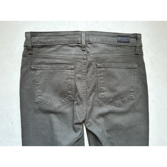 PAIGE Verdugo Ankle Skinny Jeans Size 27 Dark Moss Made in USA Stretch Denim - Picture 7 of 9